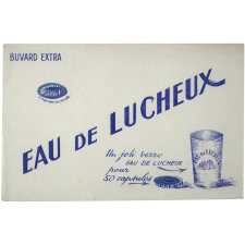 Buvard publicitaire. Eau de Lucheux.