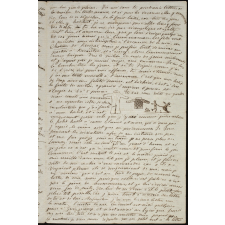 Lettre à sa mère. [ ]