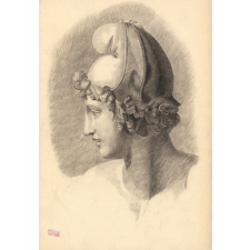 Tête sculptée au bonnet phygien.