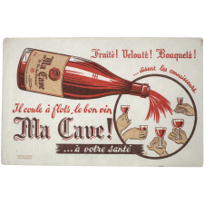 Buvard publicitaire. Le bon vin Ma Cave.
