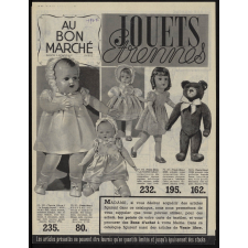 Au Bon Marché, Paris. Jouets, étrennes.