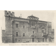 Cuiseaux (S.-&-L.) - Maison d'Ecole (Façade principale) - Ancien château féodal.