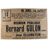 10 ans, ça suffit ! Pour connaître ce que proposent les communistes réunion publique.