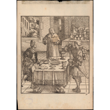 Le Jeune Maximilien Ier étudiant l'art culinaire. 