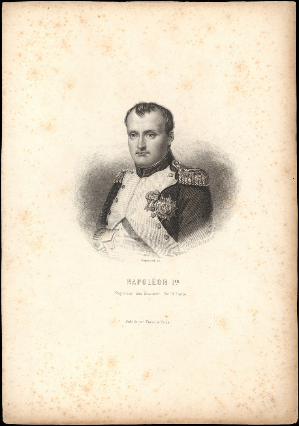 Napoléon Ier. Empereur des Français. Roi d'Italie.