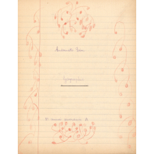Cahier de géographie.