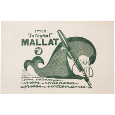 Buvard publicitaire. Stylo intégral Mallat.