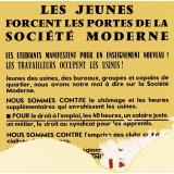 Les Jeunes forcent les portes de la société moderne.