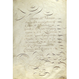 Modèle d'écriture. 