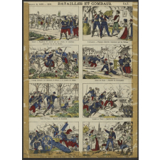 Batailles et combats. Guerre de 1870-1871.