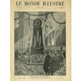 Berthelot au Panthéon. La cérémonie funèbre. Monsieur Briand, Ministre de l'Instruction Publique, prononçant son discours.