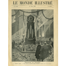 Berthelot au Panthéon. La cérémonie funèbre. Monsieur Briand, Ministre de l'Instruction Publique, prononçant son discours.