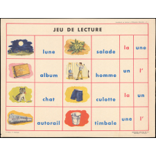Jeu de lecture.