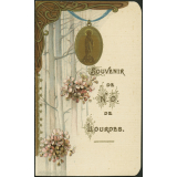 Image religieuse. Souvenir de N. D. de Lourdes. 