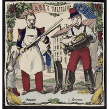 Alphabet militaire comique.