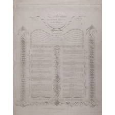 Déclaration des droits de l'homme et du Citoyen décrétés par l'Assemblée Nationale dans les séances des 20.21.22.23.24 et 26 Août 1789, acceptés par le Roy.