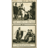 Joseph se rendant aux soldats romains. Joseph devant Vespasien.