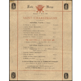 Saint-Charlemagne. École Monge. Dimanche 1er février 1885. Programme 