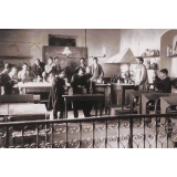 Manipulation de chimie par les élèves de 3 ème année de l'ENG d'Ajaccio. .