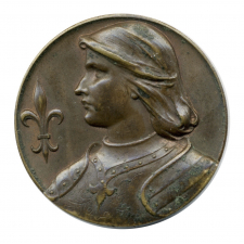 Médaille à l'effigie de Jeanne d'Arc. 