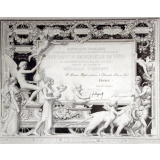 Exposition Universelle de 1889. Le jury international des récompenses décerne un diplôme de médaille d'argent.