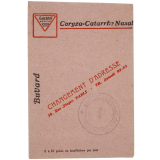 Buvard publicitaire. Lactéol du Dr Boucard. Coryza-Catarrhe Nasal.