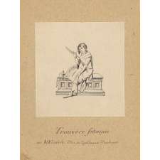Trouvère français. Au XIVe siècle. Ms de Guillaume Machaut.