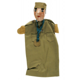 Marionnette à gaine. 