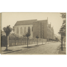 Etablissement des Fidèles Compagnes de Jésus - 93-95-97, Avenue Montjoie - Uccle - Cartes vues détachables - Façade : Chapelle et bâtiments.