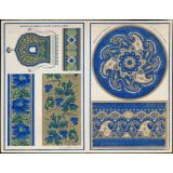 Modèle de tapisserie et de broderie. Dessins de tapisserie et de broderie.