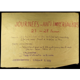 Journées-anti-impérialistes 21 - 28 Février.