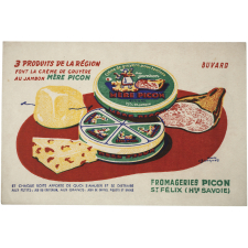 Buvard publicitaire. Mère Picon. Crème de gruyère au jambon.