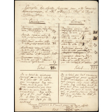 Compte des objets fournis par M.Amoros Gymnasiarque, à M. Massin, chef d'Institution, etc.