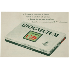 Buvard publicitaire. Biocalcium.