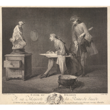 Étude de dessein. A sa Majesté la Reine de Suède.
