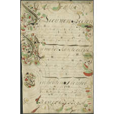 Calligraphie néerlandaise. 