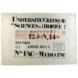 Université Critique des Sciences de l'Homme.