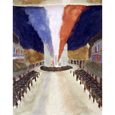 Cérémonie à l'Arc de Triomphe le 11 novembre 1938