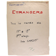 Commission étrangers.