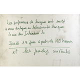 Les Professeurs de langues sont invités à venir dialoguer au laboratoire de langues.