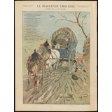 Le Charretier embourbé. (Fable de La Fontaine). 