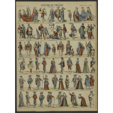 Costumes de théâtre (La Tour de Nesle, La Muette de Portici).