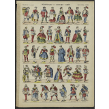 Personnages & costumes variés.