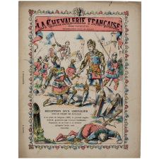 Réception d'un chevalier sur le champ de bataille - La chevalerie française n° 6.