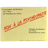 Non à la psychocratie.