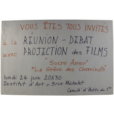 Vous êtes tous invités à la réunion-débat.