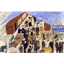 Le Départ des soldats à la gare de l'Est en septembre 1939
