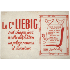 Buvard publicitaire. La Cie Liebig.