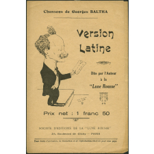 Partition musicale : Version Latine. Chansons.