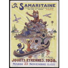 A la Samaritaine, Paris. Jouets, étrennes 1938.